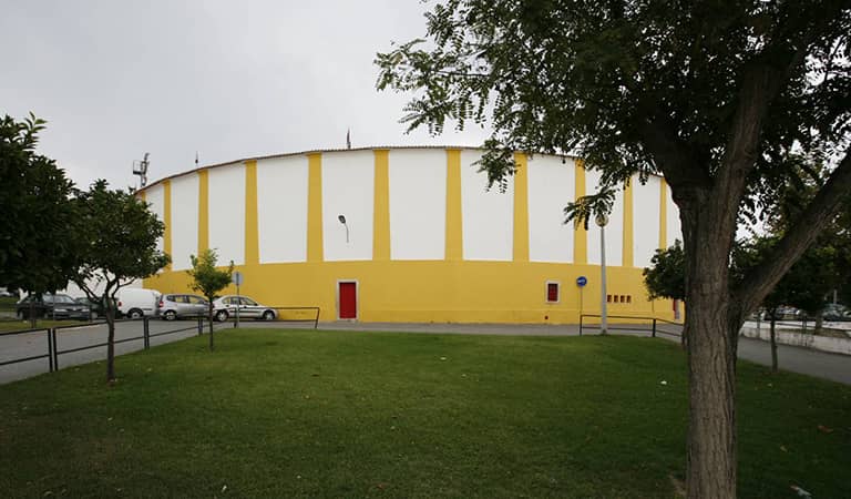 Frontal de la Plaza de Cartaxo